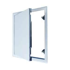Inspectieluik QFIX, staal, wit